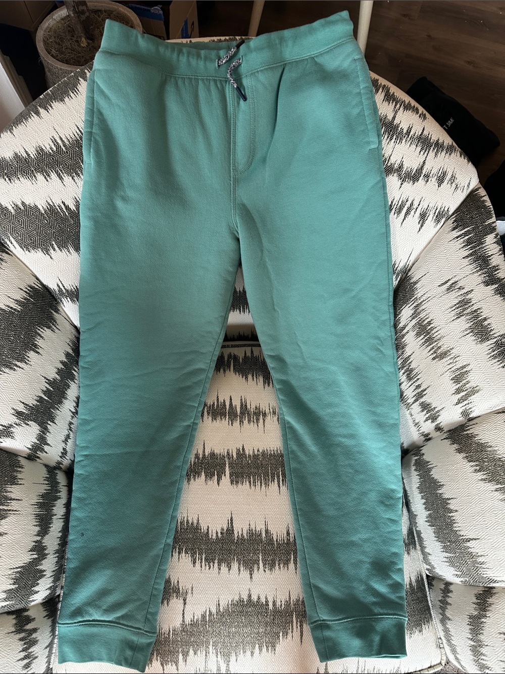 Unisex Kids Teal Jogger Pants - Comfortable Fleece lined Sweatpants